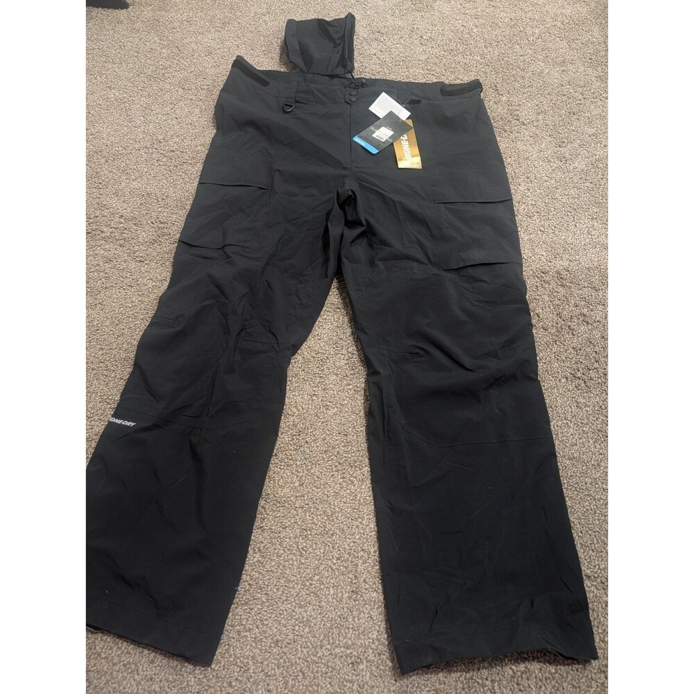 Bass Pro Shop Guidewear Pro Qualifier Pants BoneDry Men's 2XL Black Side Zip NWT